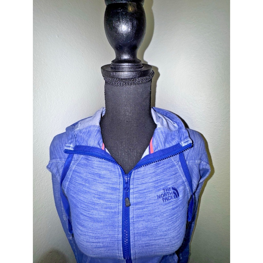 The North Face Women's Kirata Full Zip Hoodie Heathered Blue Size XS - Picture 3 of 6